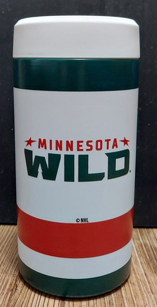 Frost Buddy Universal Buddy 2.0 Can Cooler - Minnesota Wild - NHL - Fits ALL 12 and 16 oz Cans and Bottles - Hockey Officially Licensed NHL