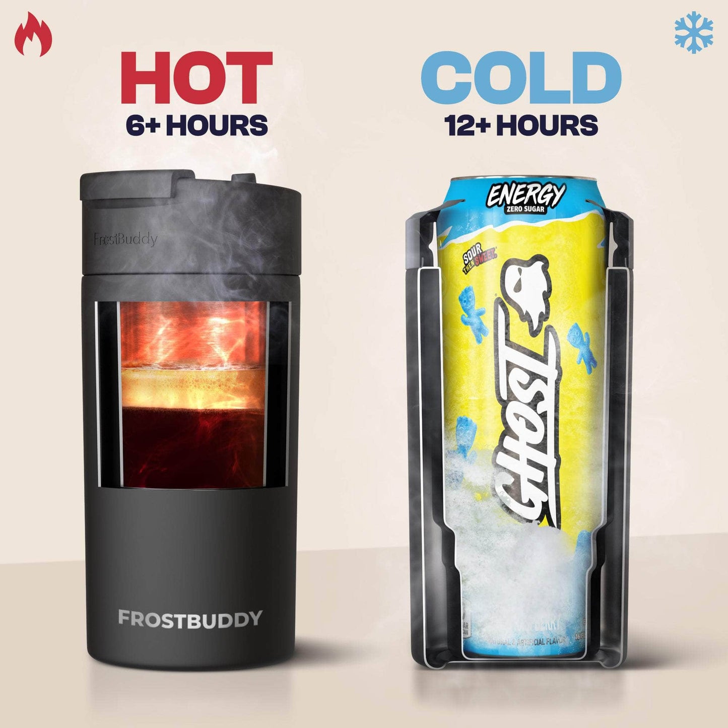 Frost Buddy Universal Buddy 2.0 Can Cooler - Minnesota Wild - NHL - Fits ALL 12 and 16 oz Cans and Bottles - Hockey Officially Licensed NHL