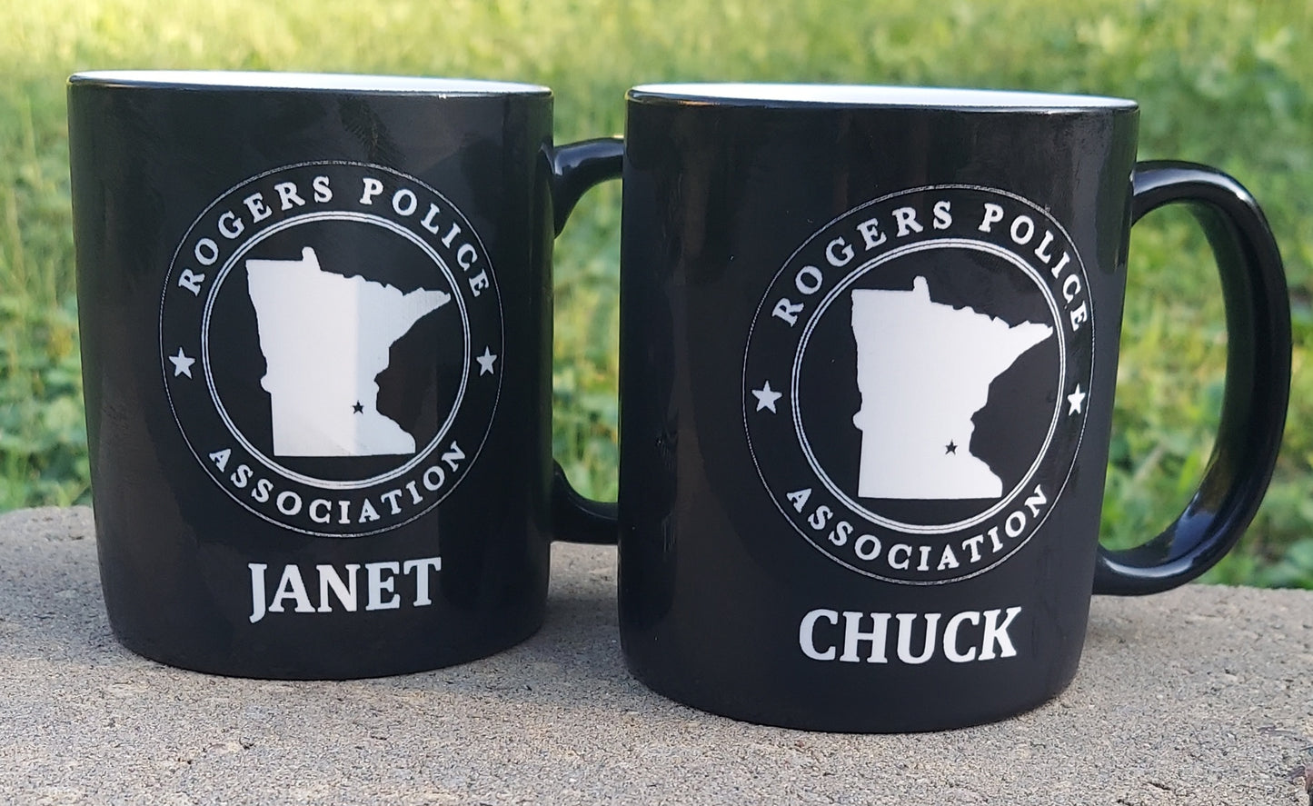 Engraved 11 ounce Ceramic Coffee Mug - Police, Trooper, Deputy Sheriff, Law Enforcement, Customized Personalized