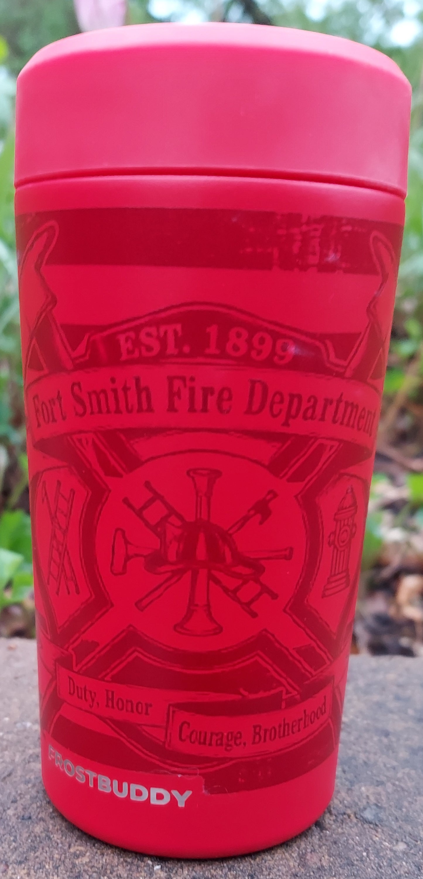 Red Frost Buddy Ghost Graphics Fort Smith Fire Department Firefighter