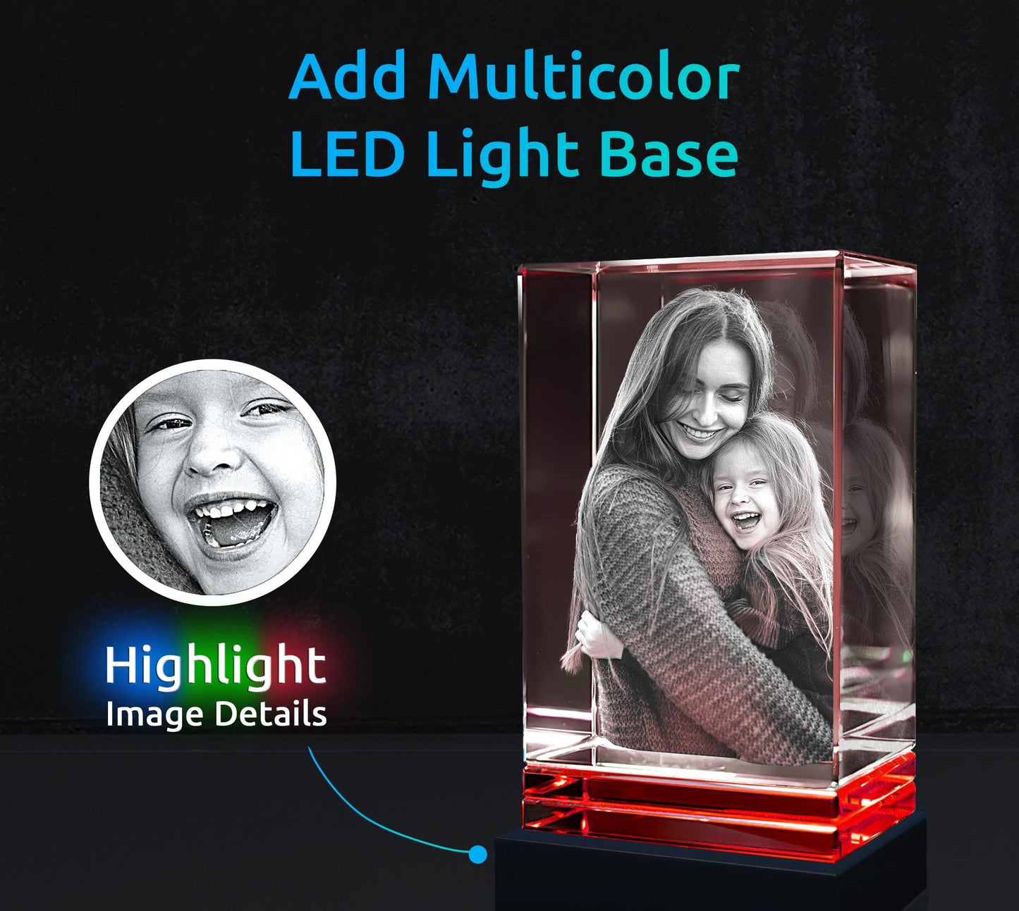 Red Skirt Keepsake 3D Engraved