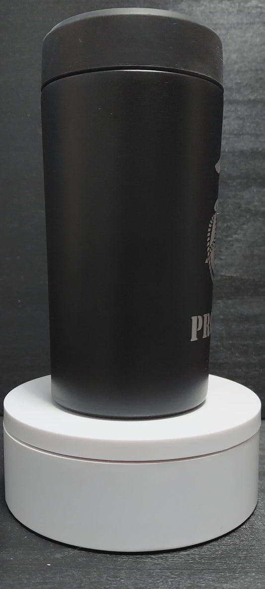 Custom Engraved Frost Buddy Universal Buddy 2.0 Can Cooler - Military, Marines, Army, Air Force, Navy, Coast Guard, Patch, Insignia