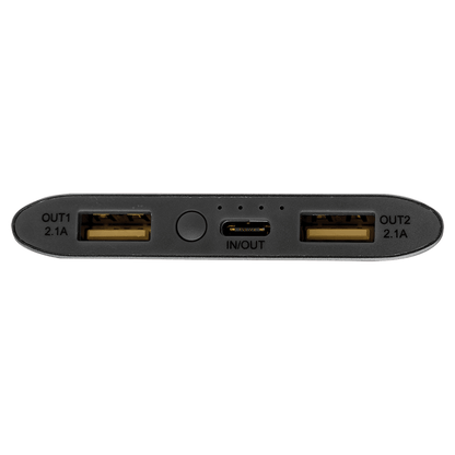 8000 mAh Power Bank with USB Cord, Wireless Charger, Portable, Battery Pack, Personalized, Laser Engraved, Travel Charge, Police / Fire