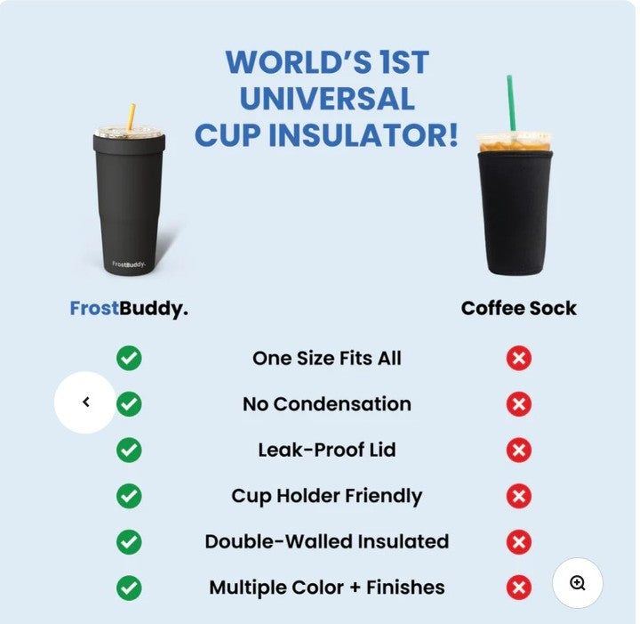 Frost Buddy To Go Buddy - Firefighter - Red Line American Flag - Fireman