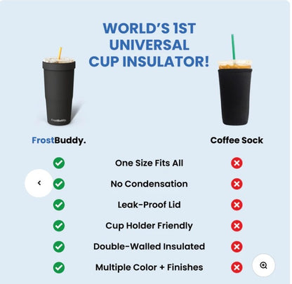 Frost Buddy To Go Buddy - Firefighter - Red Line American Flag - Fireman