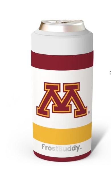 Frost Buddy Universal Buddy 2.0 Can Cooler - Minnesota Gophers - Collegiate - Fits ALL 12 and 16 oz Cans and Bottles Official NCAA licensed